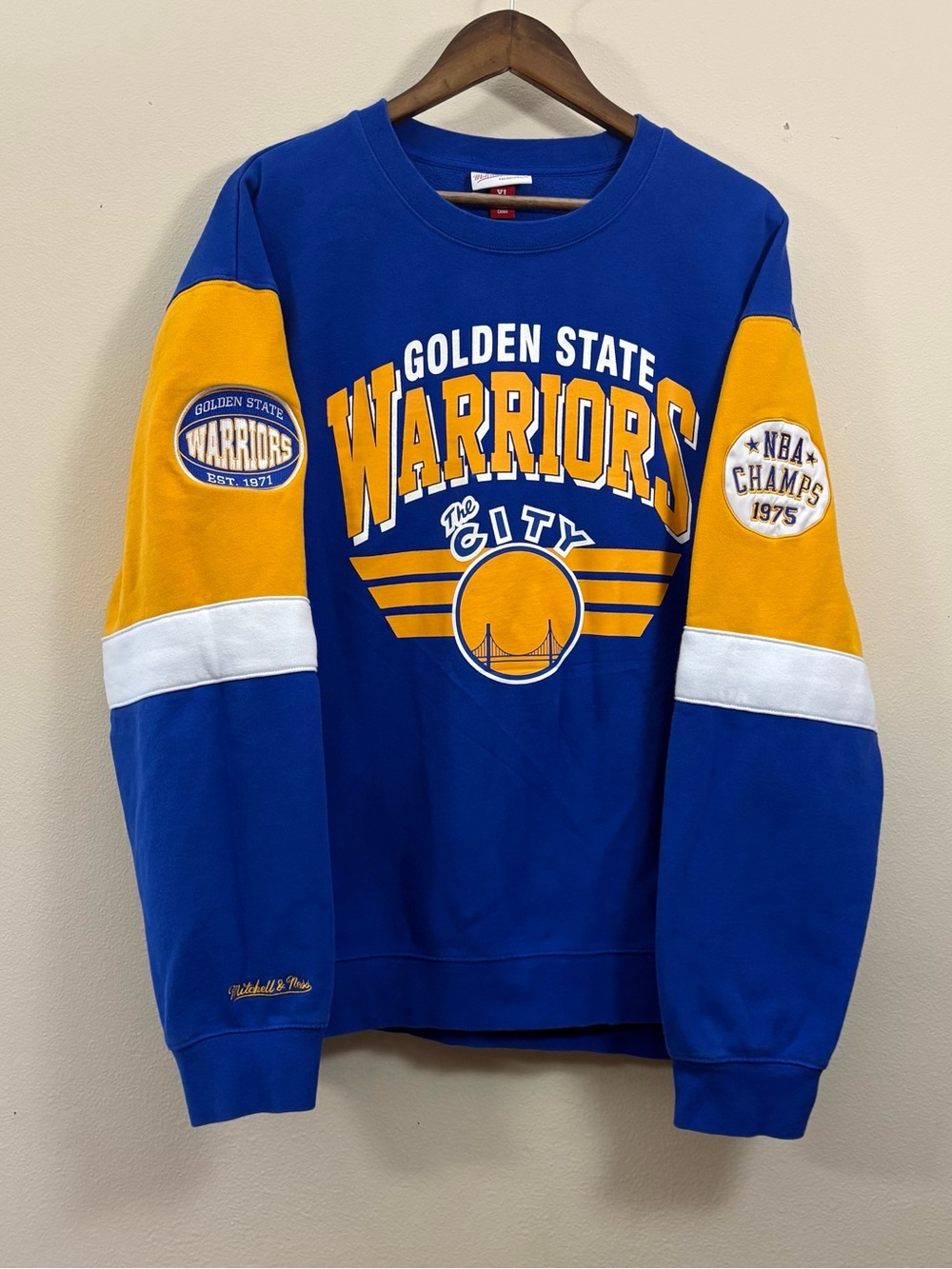 Mitchell & Ness Golden State Warriors Hardwood Classics sweatshirt mens XL